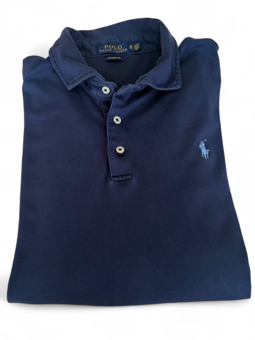 PoloRalph Lauren Men Navy Short-Sleeve Polo Shirt - Picture 4 of 8